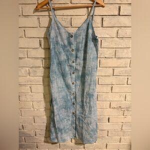 ROXY size M sundress button down midi dress. EUC no flaws like new